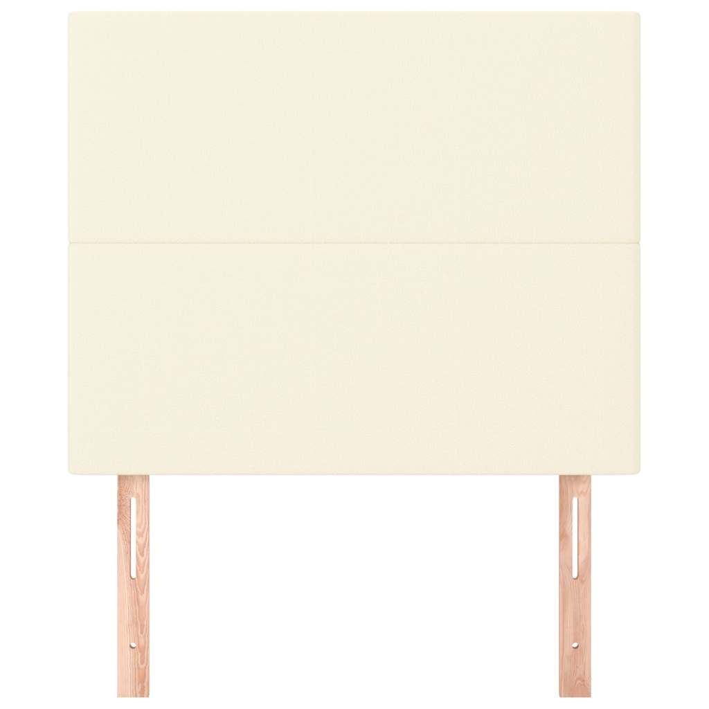 vidaXL Hoofdbord crème 90x5x118/128 cm kunstleer
