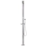vidaXL Buitendouche 220 cm roestvrij staal