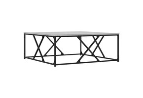 Salontafel 100x100x40 cm Bewerkt Hout Grijs Sonoma Eiken - 34% Korting