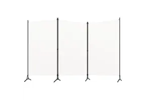Wit Kamerscherm met 3 Panelen (260x180cm) - 33% Korting