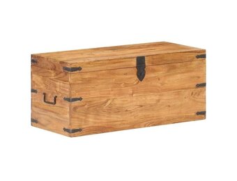 vidaXL Kist 90x40x40 cm massief acaciahout