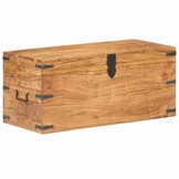 vidaXL Kist 90x40x40 cm massief acaciahout