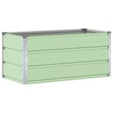 vidaXL Plantenbak Pastelgroen 100 x 50 x 45 cm Gegalvaniseerd staal