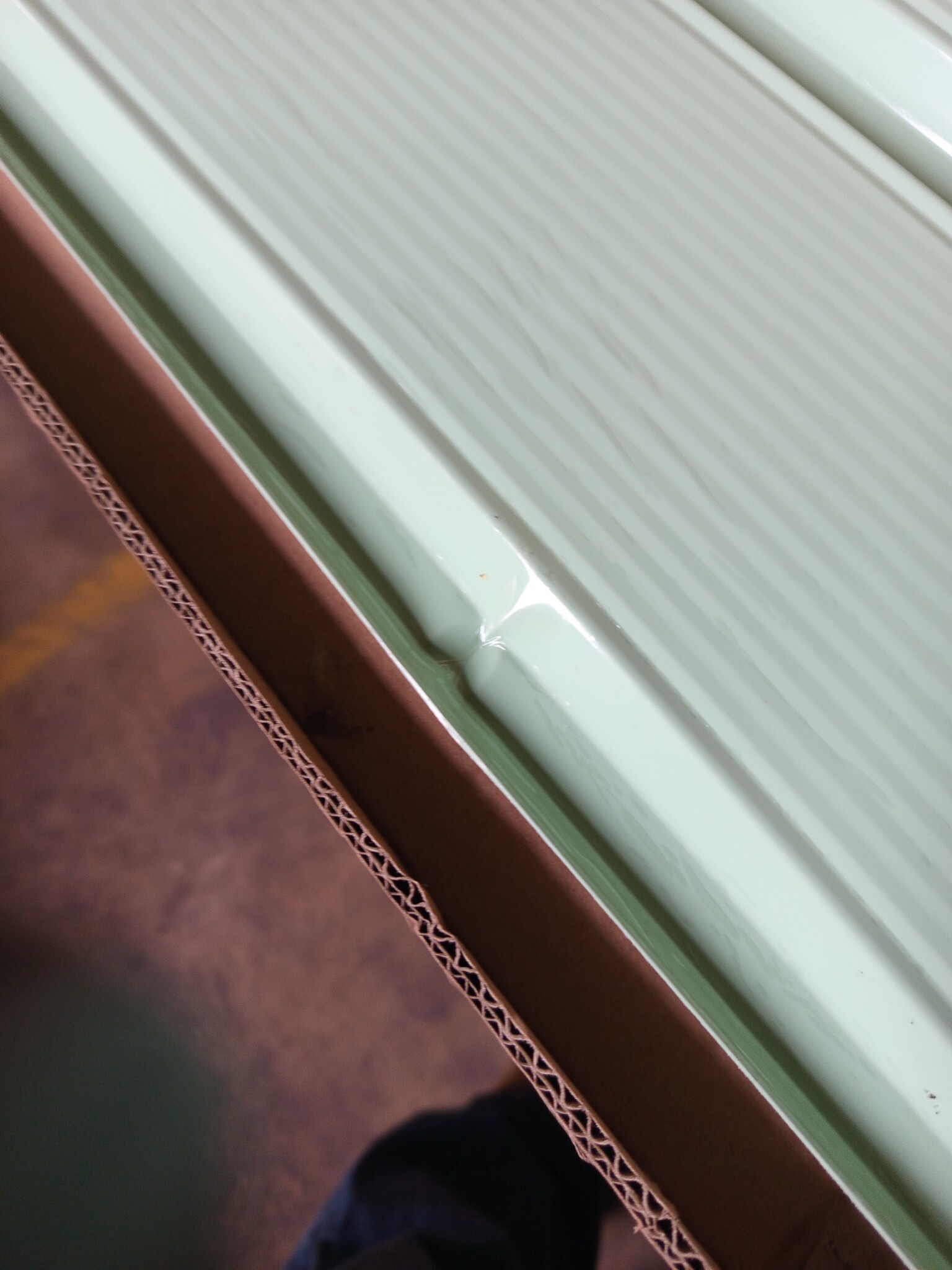 vidaXL Plantenbak Pastelgroen 100 x 50 x 45 cm Gegalvaniseerd staal