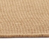 vidaXL Tapijt met latex onderkant 70x130 cm jute natuurlijk