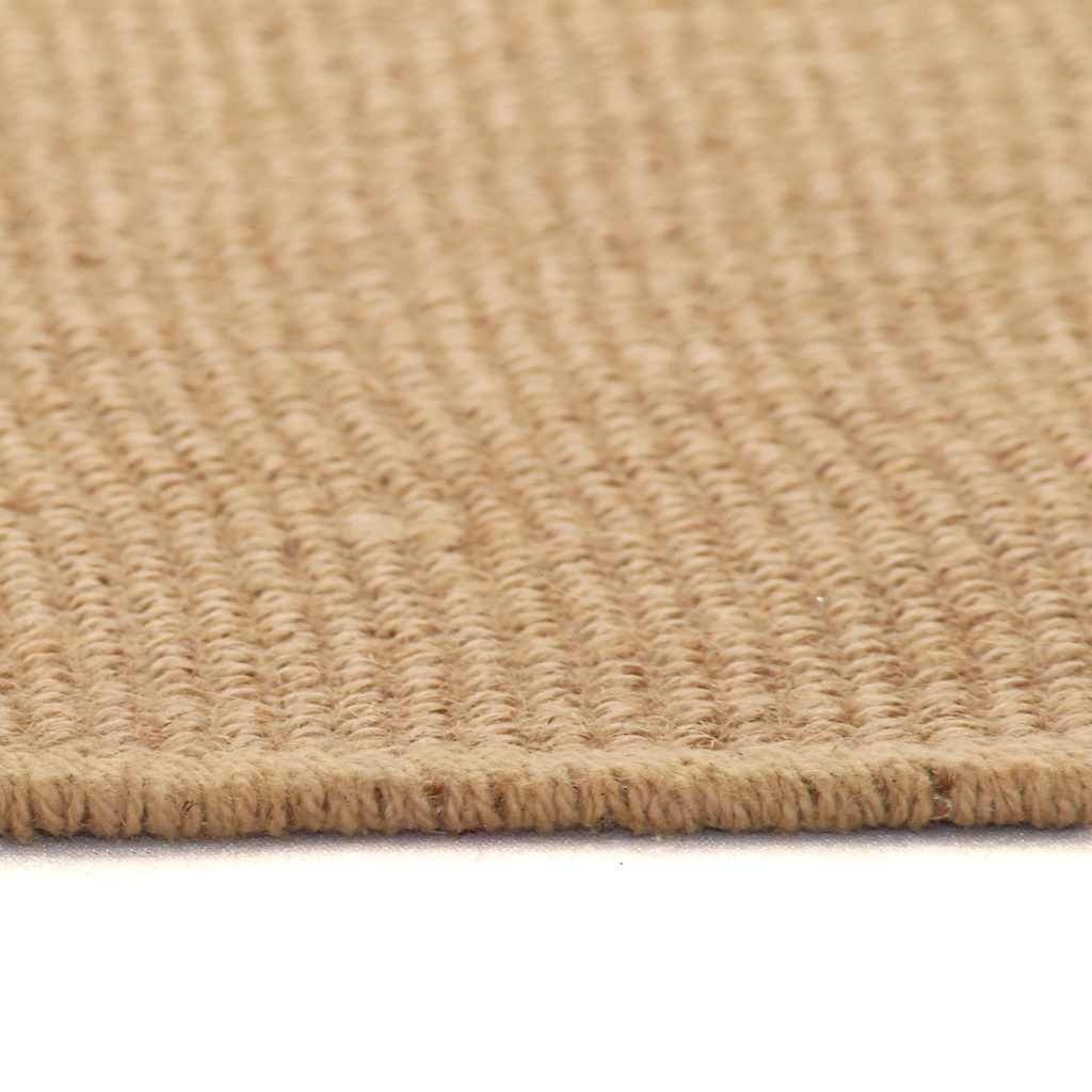 vidaXL Tapijt met latex onderkant 70x130 cm jute natuurlijk