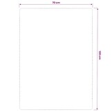 vidaXL Tapijt met latex onderkant 70x130 cm jute natuurlijk