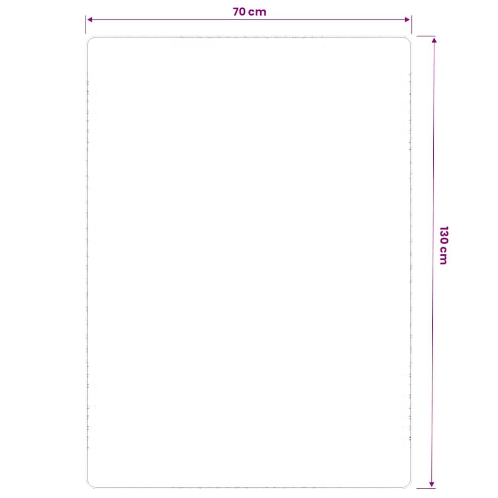 vidaXL Tapijt met latex onderkant 70x130 cm jute natuurlijk