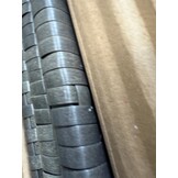 vidaXL Tuinkruk met kussen 55x55x37 cm poly rattan grijs