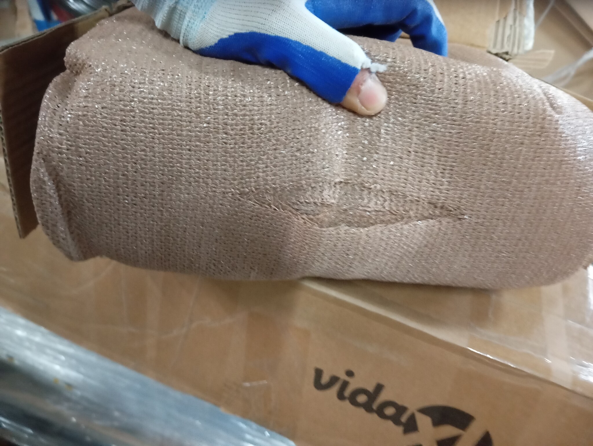 vidaXL Zonnezeil 160 g/m² 3x5 m HDPE taupe