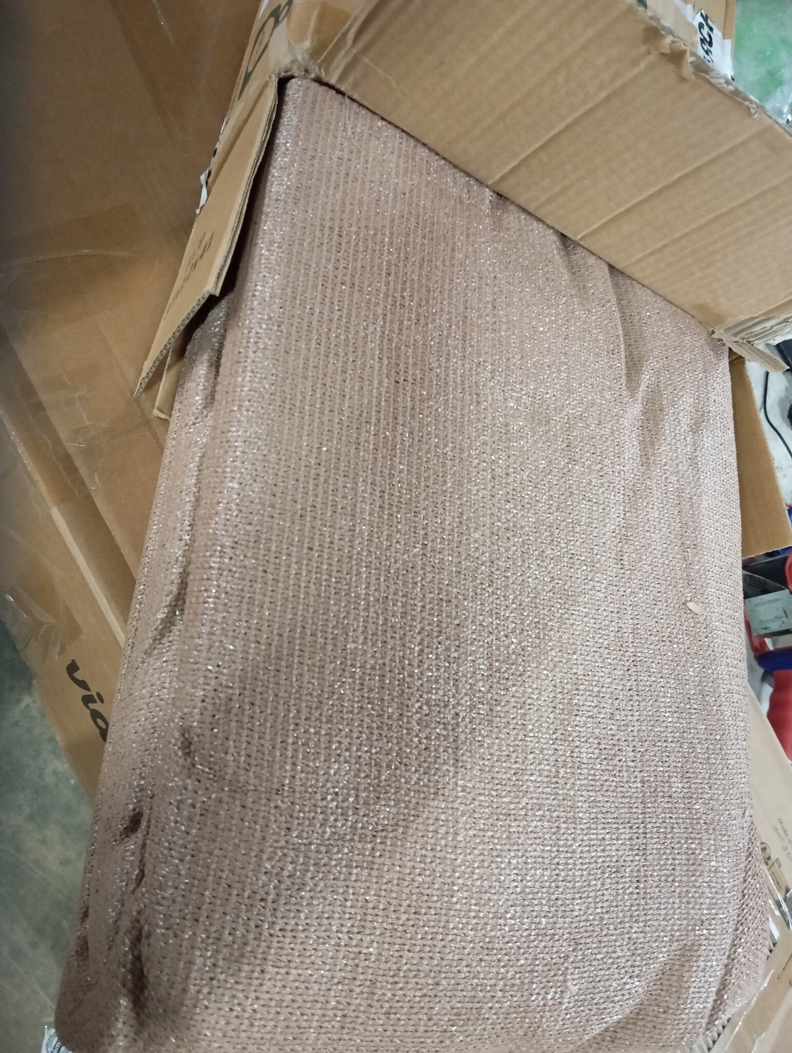 vidaXL Zonnezeil 160 g/m² 3x5 m HDPE taupe