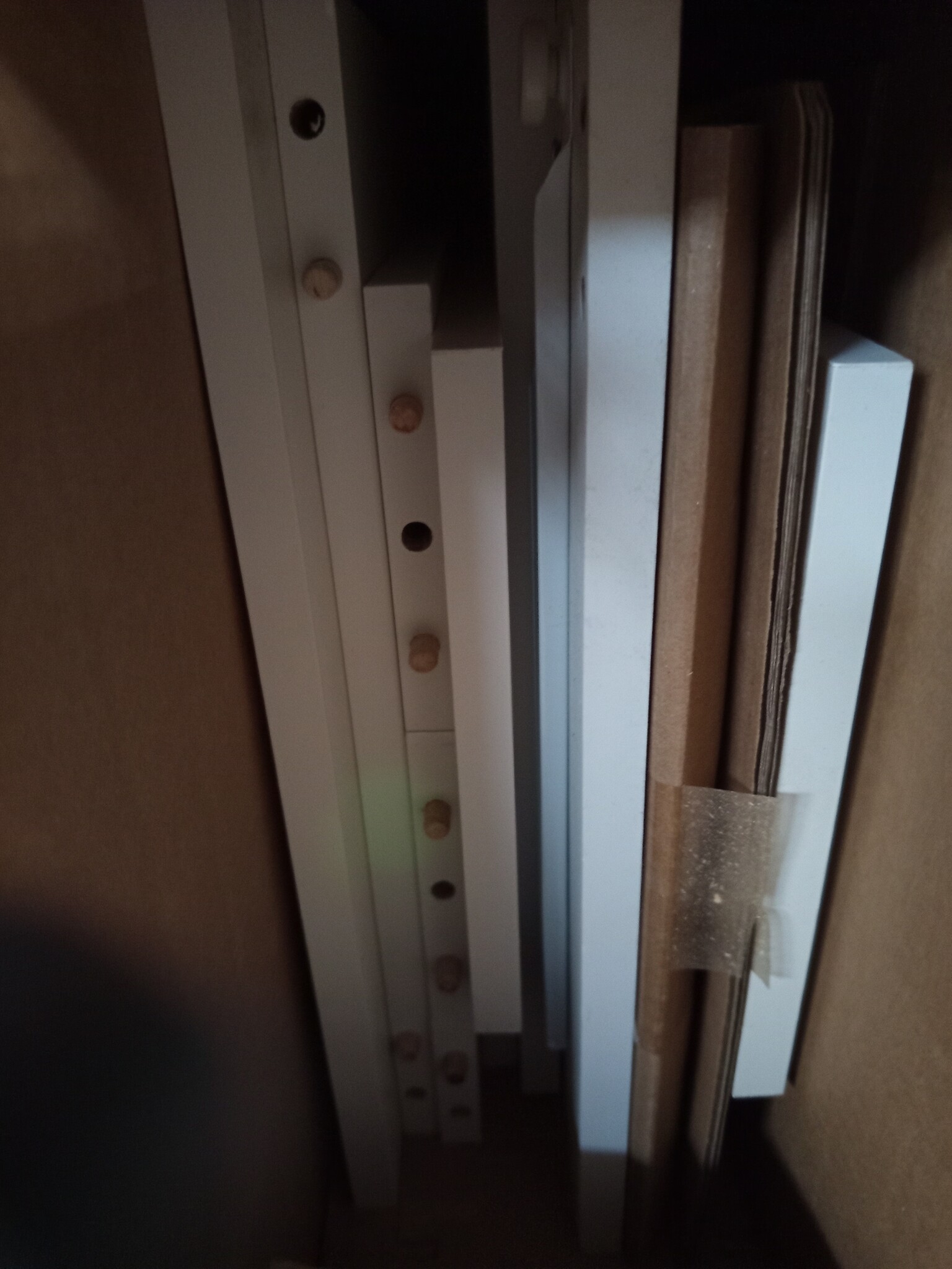 vidaXL 2-delige Badkamermeubelset bewerkt hout wit