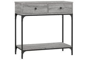 vidaXL Wandtafel 75x34,5x75 cm Grijs Sonoma Eikenhout 53% Korting