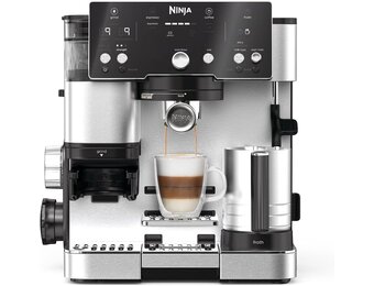 Ninja Luxe Essential 2-in-1 Koffiezetapparaat, Latte, Zilver, ES501EU