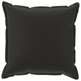 vidaXL Kussensloop 6 st HOUTEN Zwart 70 x 70 cm Polyester