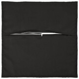vidaXL Kussensloop 6 st HOUTEN Zwart 70 x 70 cm Polyester