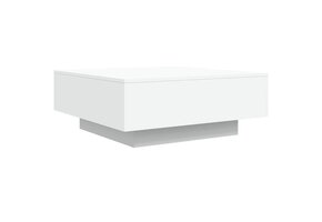 Moderne Salontafel 80x80 cm Spaanplaat Wit - 54% Korting