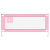 vidaXL Bedhekje peuter 200x25 cm stof roze