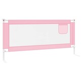 vidaXL Bedhekje peuter 200x25 cm stof roze