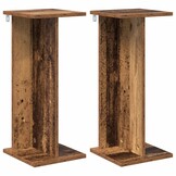vidaXL Plantenstandaard 2 st Oud hout 25 x 25,5 x 60,5 cm Bewerkt hout