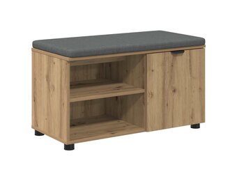 vidaXL Halbank Artisan Eik 80 x 38 x 46 cm
