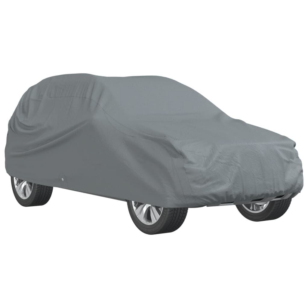 vidaXL Autohoes voor SUV L nonwoven stof volledig grijs