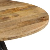 vidaXL Eettafel 110x75 cm massief mangohout