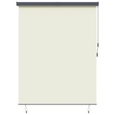 vidaXL Rolgordijn Crèmekleurig 200 x 250 cm Stof en Aluminium