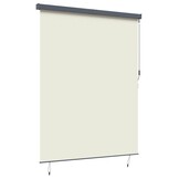 vidaXL Rolgordijn Crèmekleurig 200 x 250 cm Stof en Aluminium