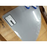vidaXL Hoekschappen zwevend 2 st 35x35x3,8 cm MDF grijs