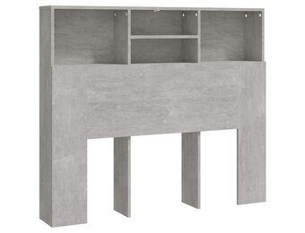 Hoofdbordkast Betongrijs - 120x19x103,5 cm (34% Korting)