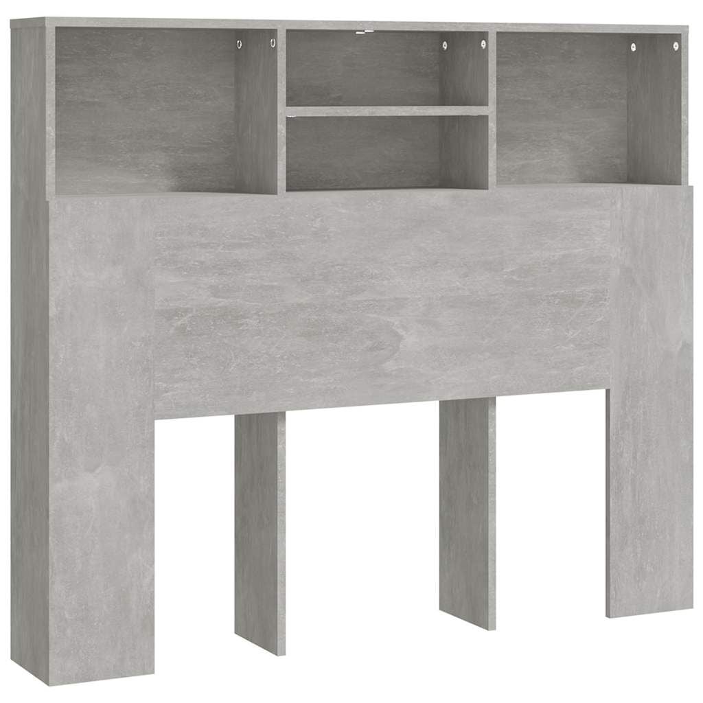 Hoofdbordkast Betongrijs - 120x19x103,5 cm (34% Korting)