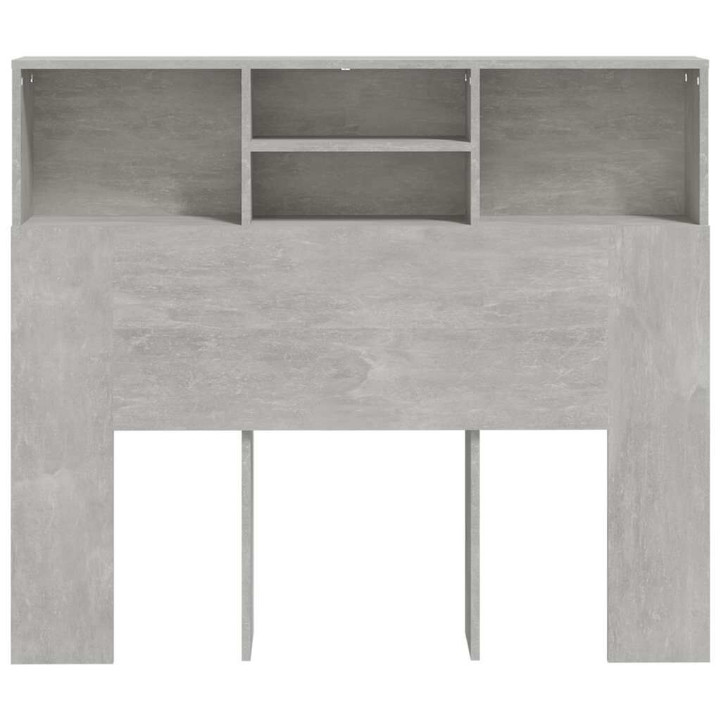 Hoofdbordkast Betongrijs - 120x19x103,5 cm (34% Korting)