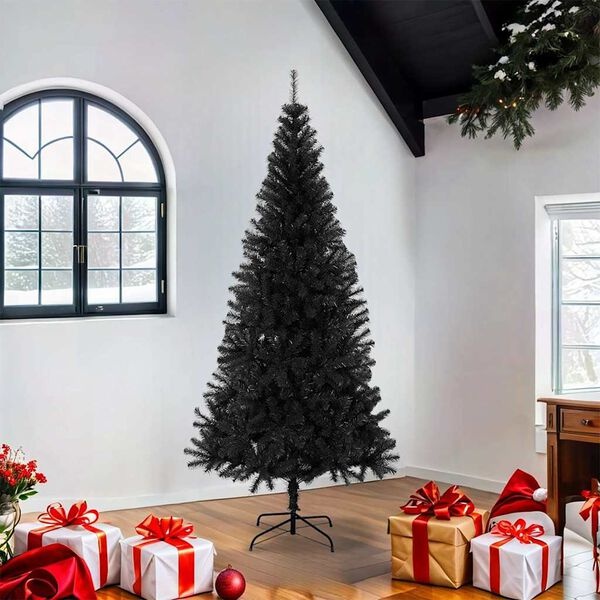 Kunstkerstboom Zwart 180 cm - 33% Korting