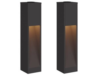 vidaXL Zonne LED Padverlichting (2 stuks) Warmwit - 58% Korting