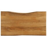 Tafelblad Mangohout Natuurlijke Rand 120x60cm - 59% Korting