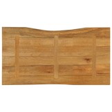 Tafelblad Mangohout Natuurlijke Rand 120x60cm - 59% Korting