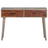 Wandtafel Massief Ruw Mangohout Grijs - 34% Korting!