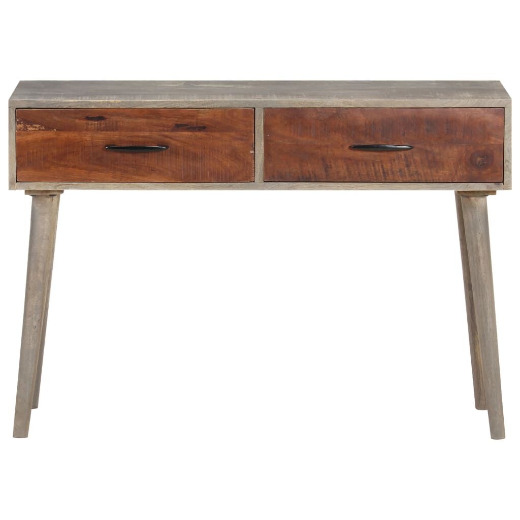 Wandtafel Massief Ruw Mangohout Grijs - 34% Korting!