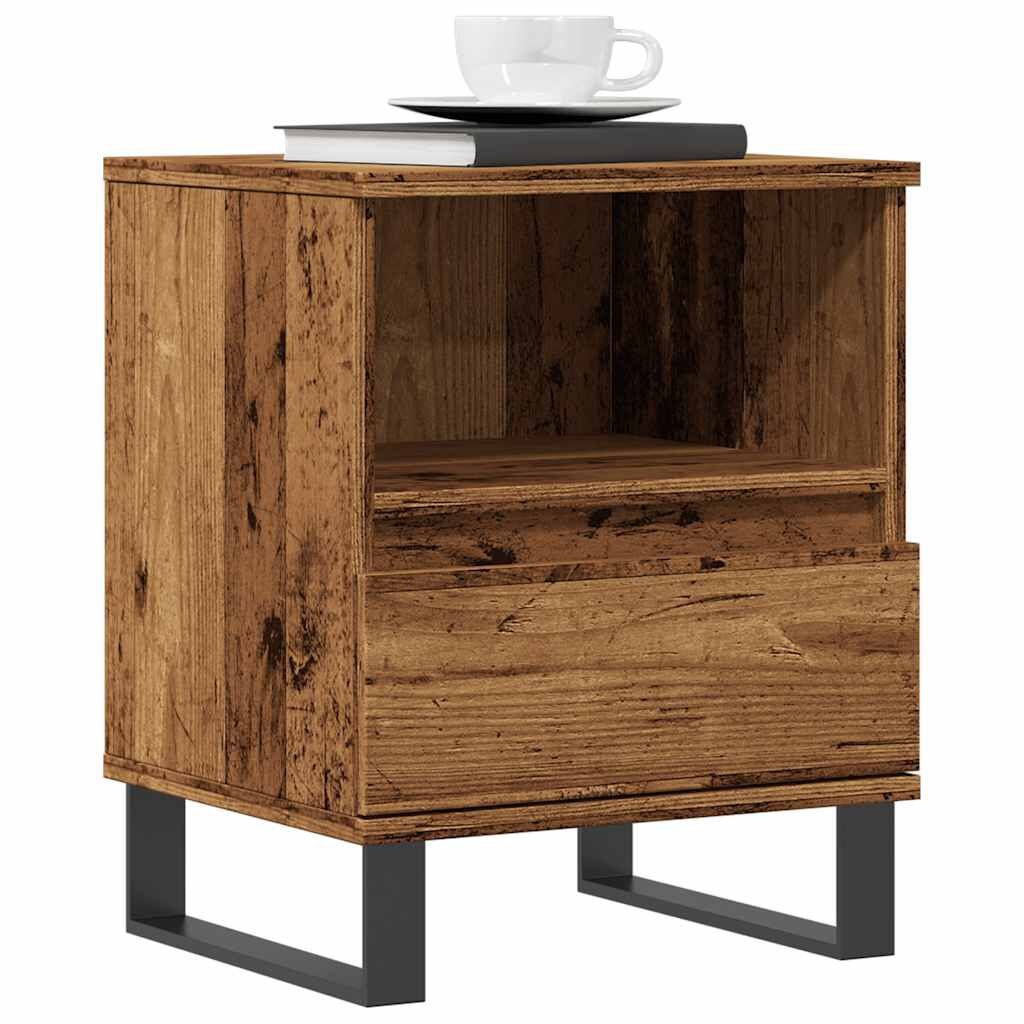 Nachtkastjes Hout (2 stuks) - Oud Houtkleurig - 34% Korting!