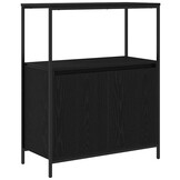 Badkamermeubel met Planken 76.5x35x95 cm Zwart Eiken (34% Korting)