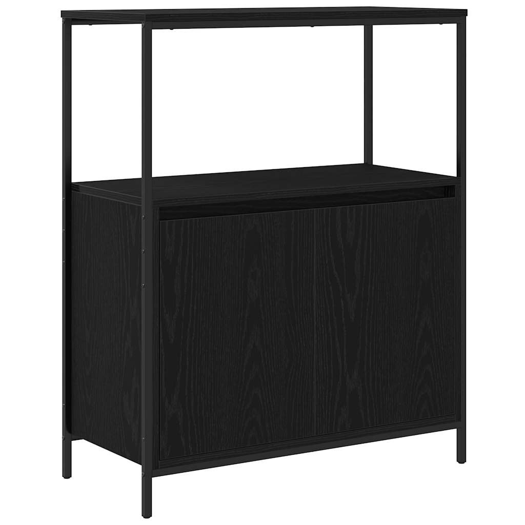 Badkamermeubel met Planken 76.5x35x95 cm Zwart Eiken (34% Korting)