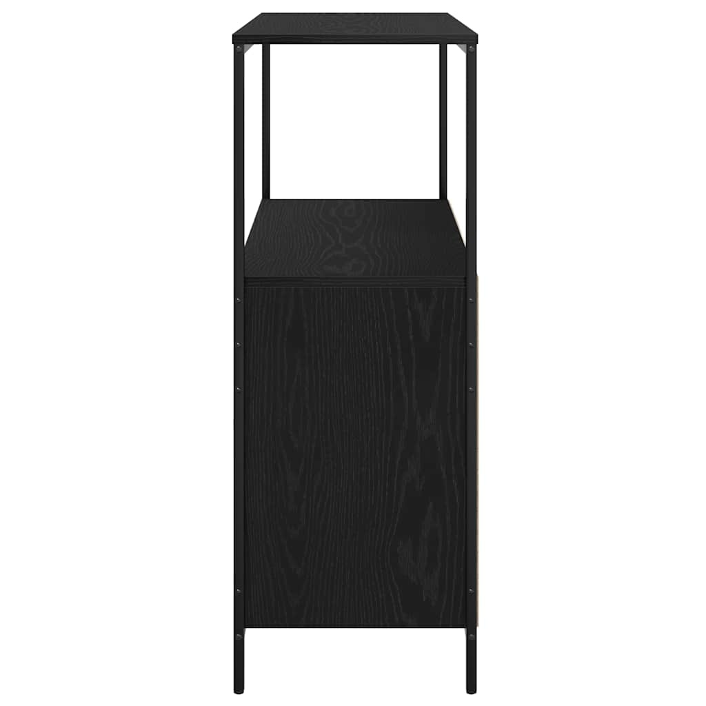 Badkamermeubel met Planken 76.5x35x95 cm Zwart Eiken (34% Korting)