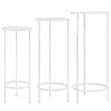 VidaXL Plantenstandaardset Metaal Antiekwit Vintage Stijl (34% korting)