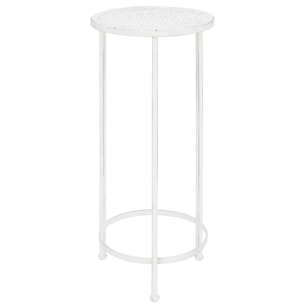 VidaXL Plantenstandaardset Metaal Antiekwit Vintage Stijl (34% korting)