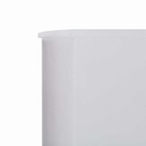 Wit Windscherm 3 Panelen 400x120 cm - 32% Korting!