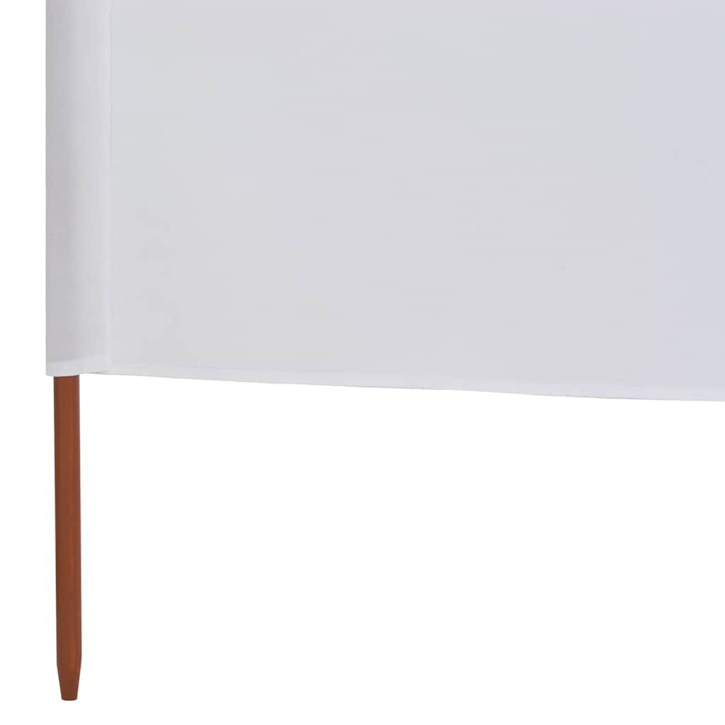 Wit Windscherm 3 Panelen 400x120 cm - 32% Korting!