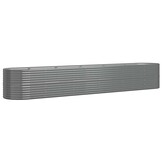 Plantenbak Gepocoat Staal Grijs 440x80x68 cm - 54% Korting
