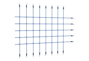 vidaXL Klimnet 200x150 cm Blauw - 34% Korting