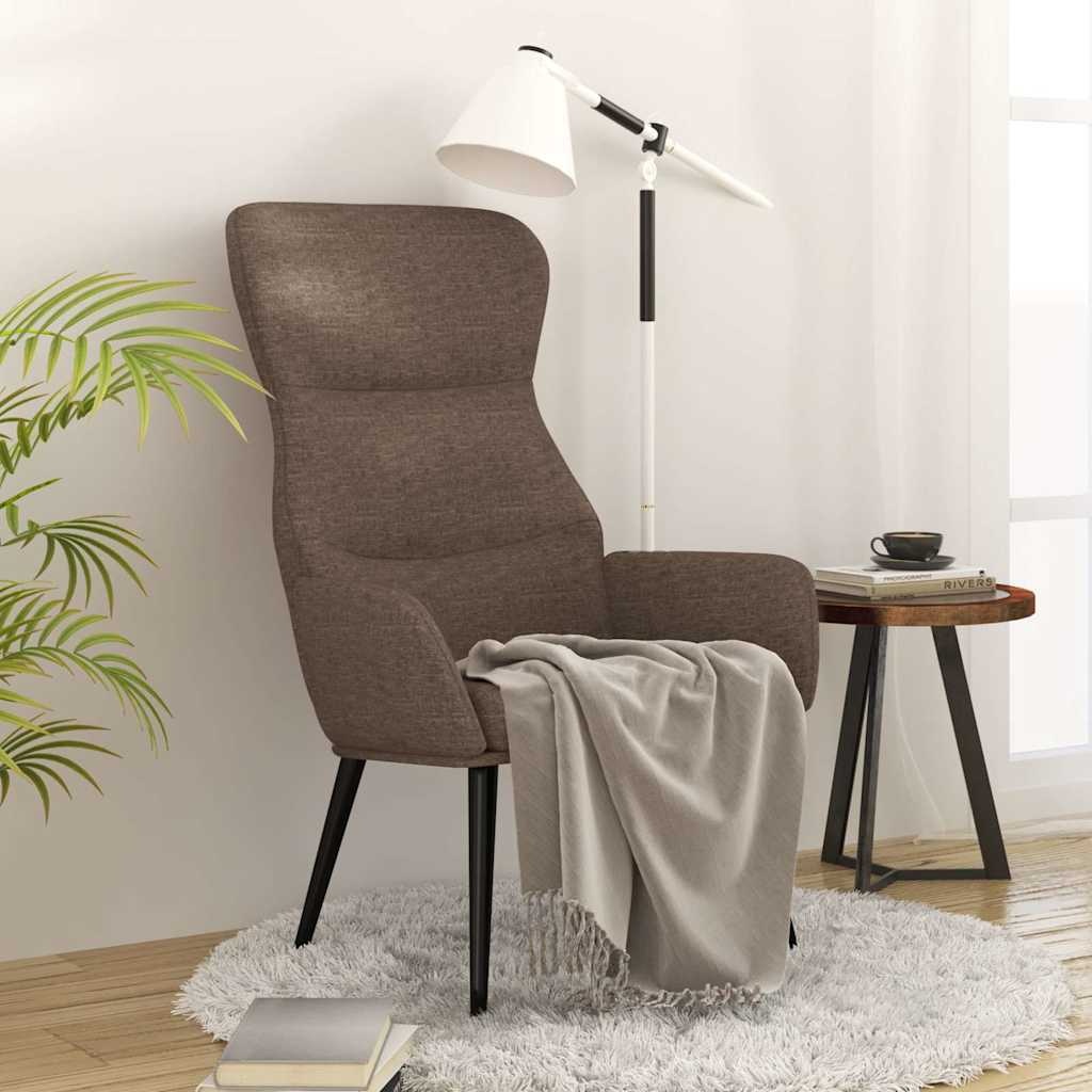 Relaxstoel stof taupe - 29% Korting!